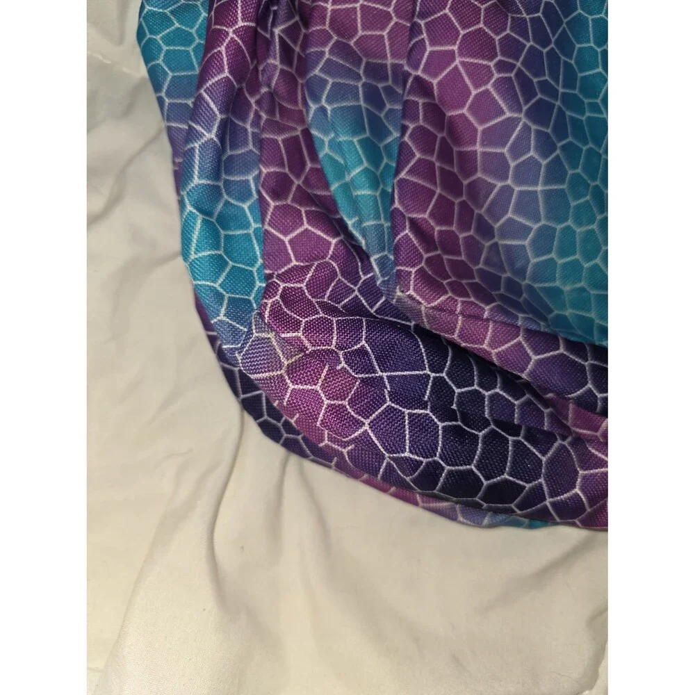 Jansport trans brand rainbow color full size backpack bookbag bag tote purse!